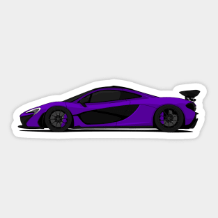 MCLAREN P1 PURPLE Sticker